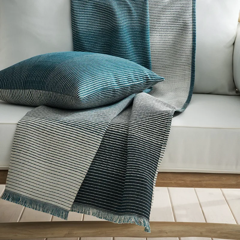 Ριχτάρι Τριθέσιου Gofis Home Zebra Viridian Blue 302 180x310
