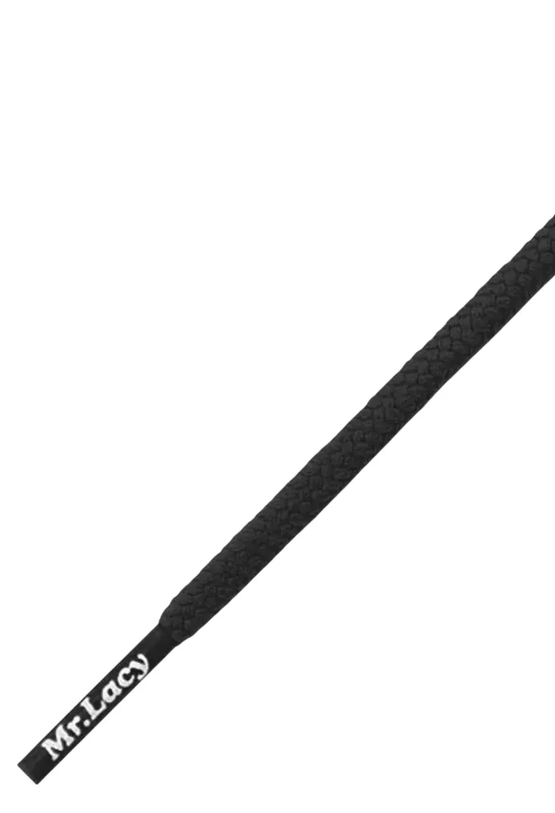 Κορδόνια Mr. Lacy Roundies 130cm Black 350083-Black