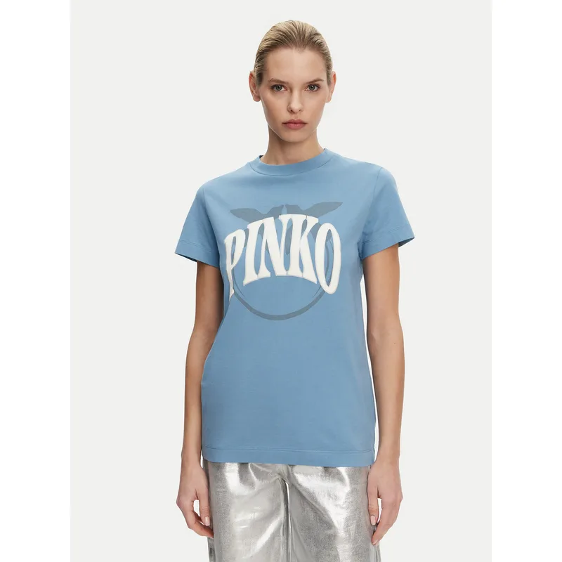 PINKO T-Shirt Start Μπλε Regular Fit