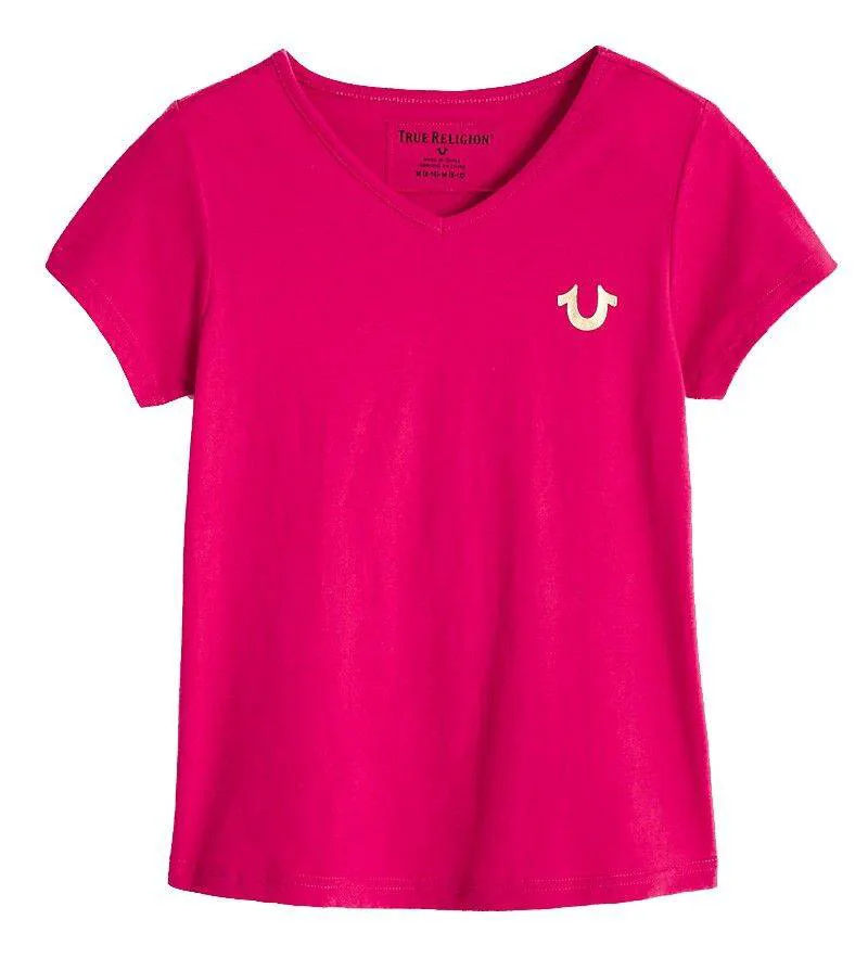 T-SHIRT TRUE RELIGION CORE BUDHA TR646TE179 FIA ΦΟΥΞΙΑ (92ΕΚ.)-(1-2 ΕΤΩΝ)