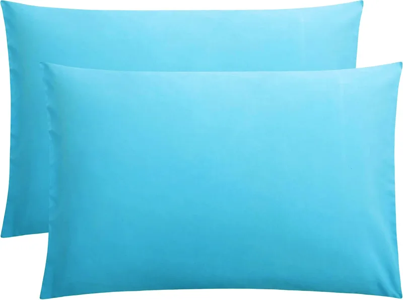 Ζεύγος Μαξιλαροθήκες Βαμβακερές 50x70εκ. Turquoise Le Blanc 7000276-31 (Ύφασμα: Βαμβάκι 100%, Χρώμα: Τυρκουάζ) - Le Blanc - 7000276-31
