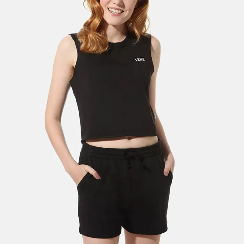 Vans Muscle Γυναικείο Cropped Αμάνικο T-Shirt (9000071685_1469)