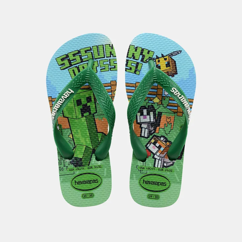 Havaianas Top Minecraft Παιδικές Σαγιονάρες (9000257994_3565)