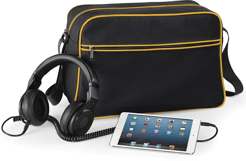 Τσάντα Ώμου Retro Bag BG14 Bag Base Black/Gold