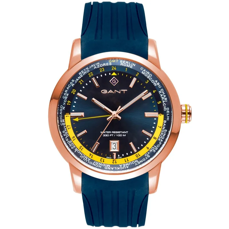 GANT Portsmouth Blue Rubber Strap G152003