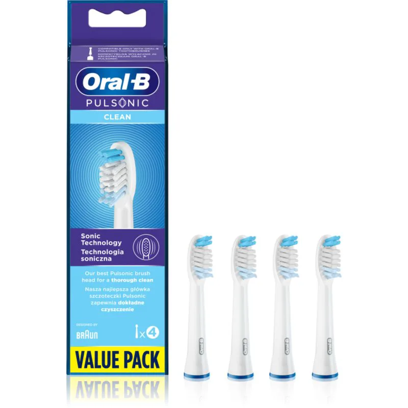 Oral-B Pulsonic Clean ανταλλακτική κεφαλή για οδοντόβουρτσα 4 τμχ