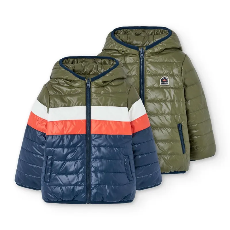 Μπουφάν διπλής όψης αγόρι Boboli-522144-2440-Navy