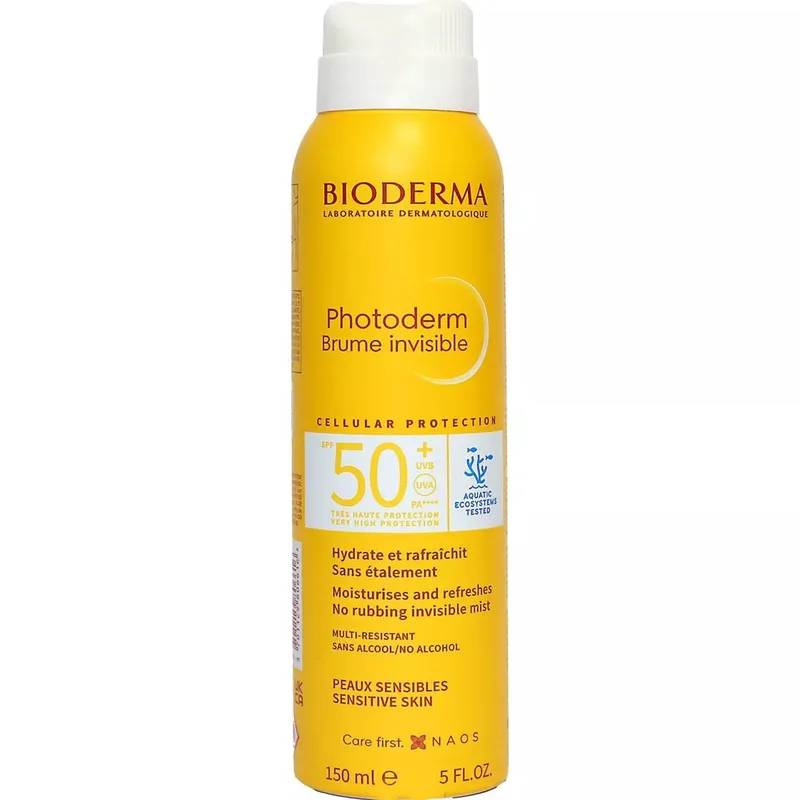Bioderma Photoderm Brume Invisible no Rubbing Mist Spf50+ Ενυδατικό Αντηλιακό Προσώπου & Σώματος Πολύ Υψηλής Προστασίας σε Spray 150ml