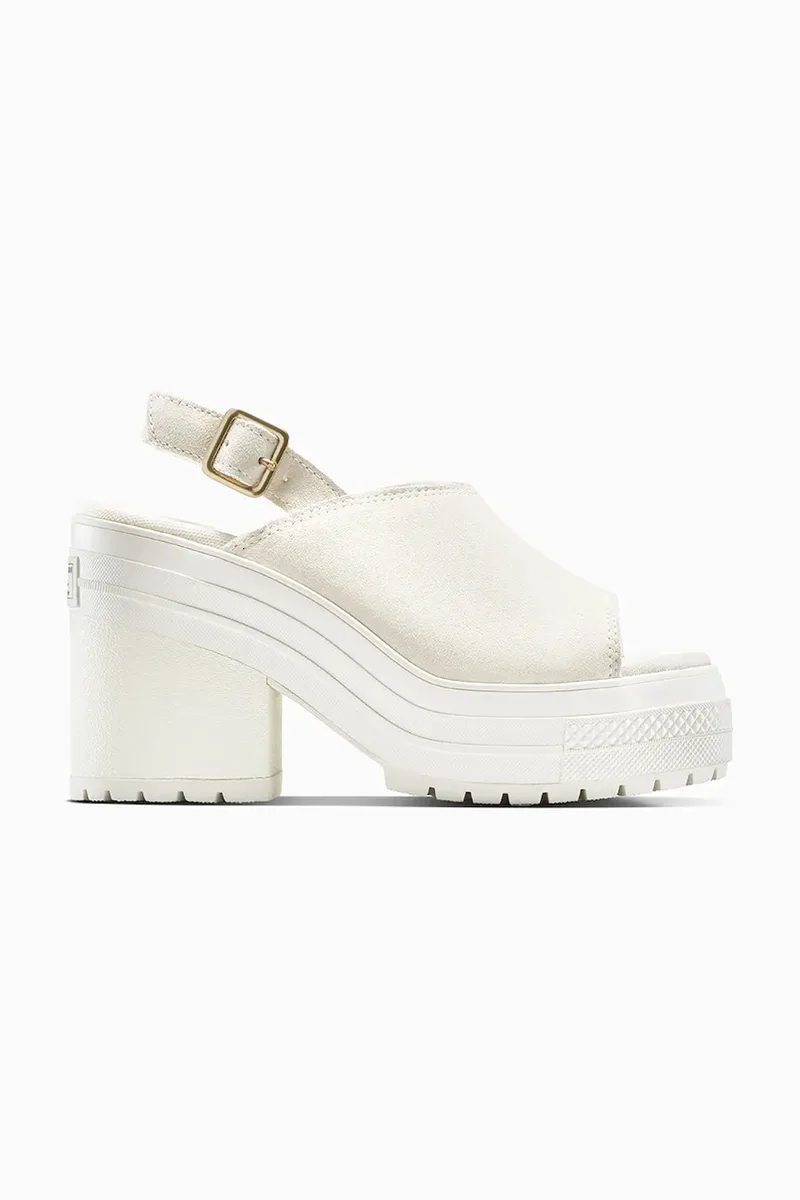 Πέδιλα σουέτ Converse Chuck 70 De Luxe Heel Mule