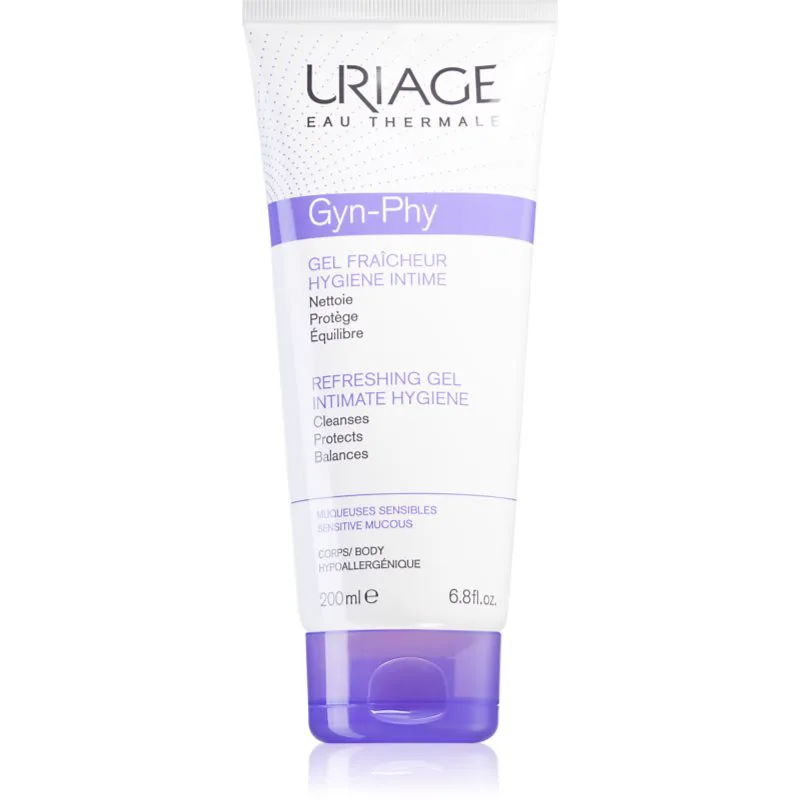 Uriage Gyn-Phy Refreshing Gel Intimate Hygiene δροσιστικό τζελ για προσωπική υγεινή 200 ml