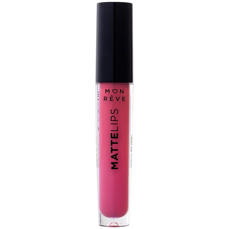 Mon Reve Matte Lips Liquid Lipstick Υγρό Ματ Κραγιόν με Πλούσιο Χρώμα Μεγάλης Διάρκειας 4ml - 22
