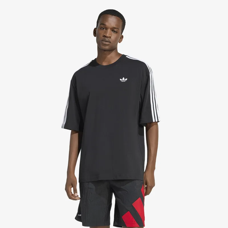 T-shirt adidas Adicolor 3-Stripes Oversized T-Shirt Black L