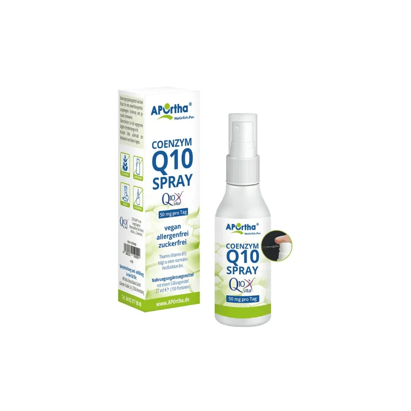 Aportha Q10Vital® Coenzyme Q10 vegan mouth spray