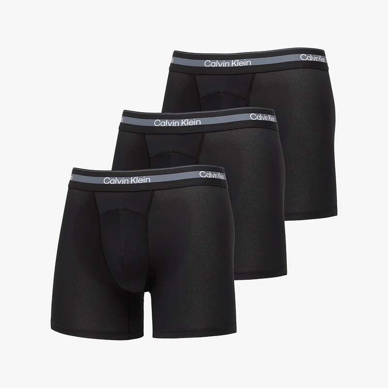 Μπόξερς Calvin Klein Boxer Brief 3-Pack Black XXL