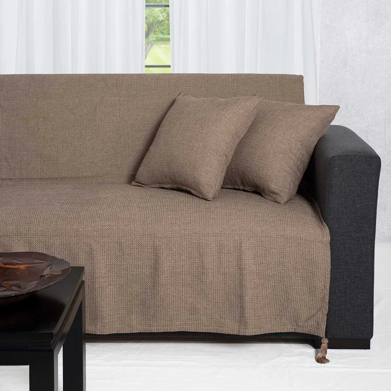 Ριχτάρι Καναπέ Διθέσιου (180x250) Silk Fashion 9925 Σπαγγί