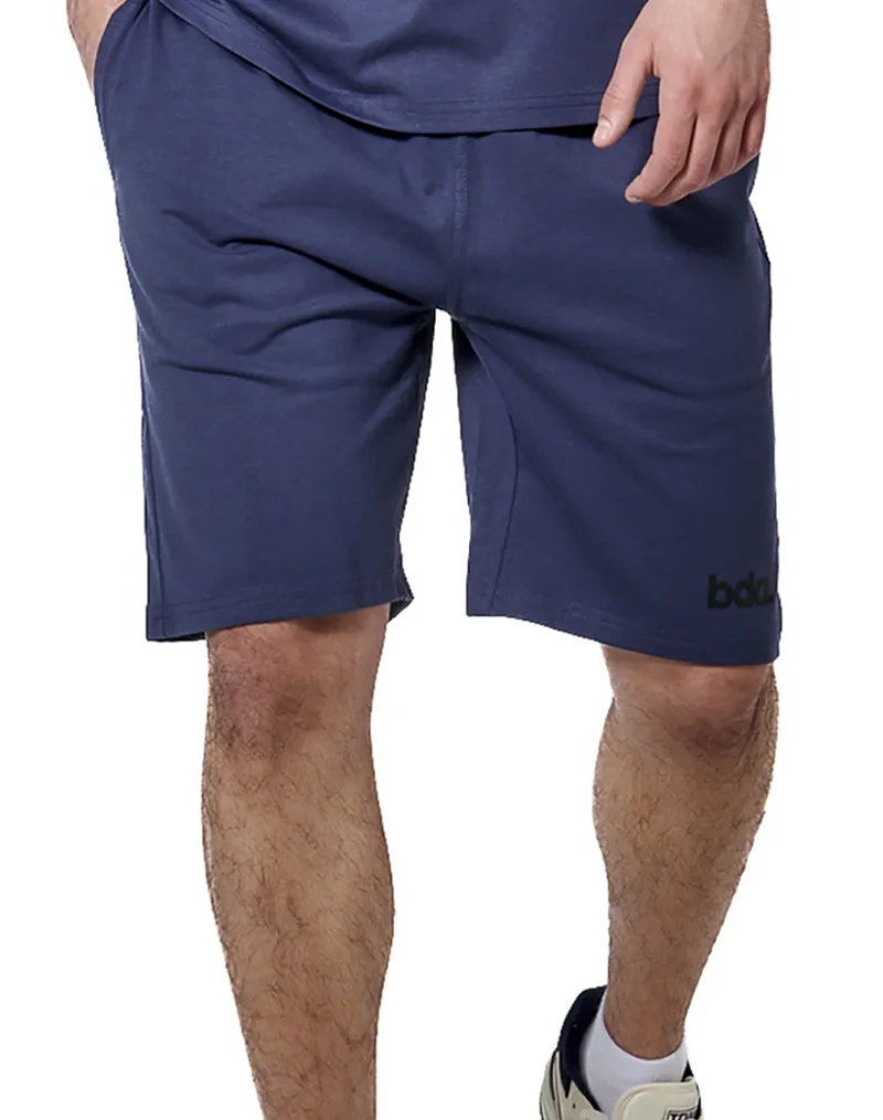 BODY ACTION MEN''S ESSENTIALS JERSEY SHORTS 033617-01-OCEANA BLUE OceanBlue