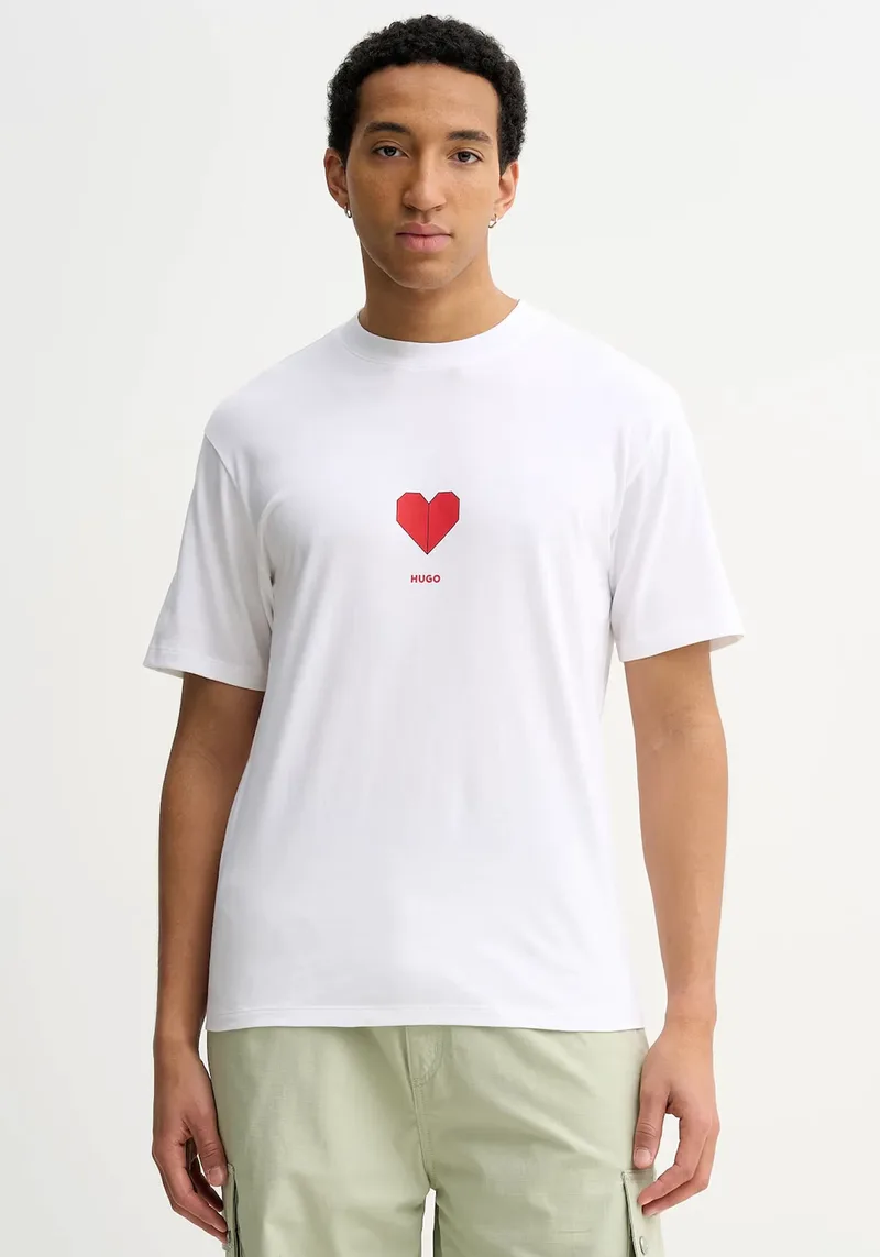 HUGO T-shirt της σειράς Dalentin - 50553429 100 White