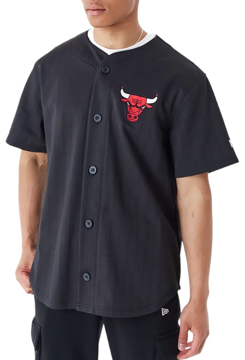Μπλούζα Κοντομάνικη New Era NBA Team Logo Jersey Με Κουμπιά 60435432-001 Ανδρικό