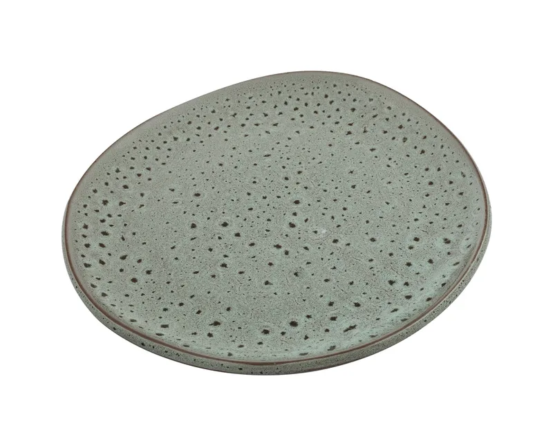 Πιάτο Πορσελάνης Φρούτου Granite Glased Μπεζ 18cm HFA