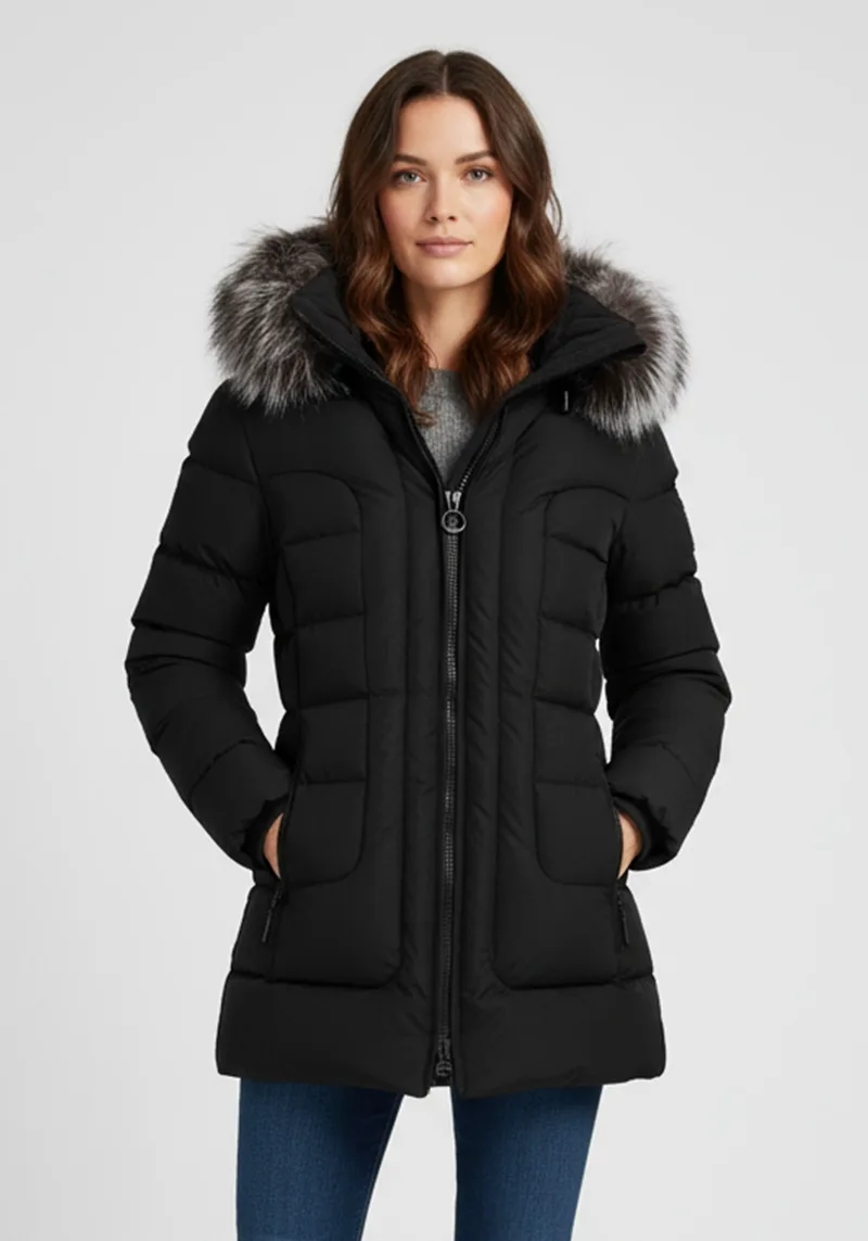 Wellensteyn Μπουφάν της σειράς Belvitesse Lady Medium - BVDM 44 Black