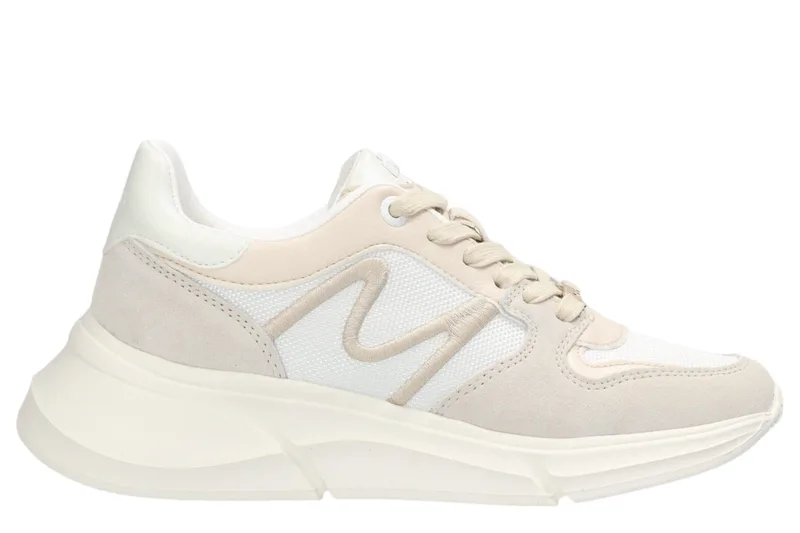Sneaker Mexx Khira MIKE1006041W-01-White-Beige Γυναικείο
