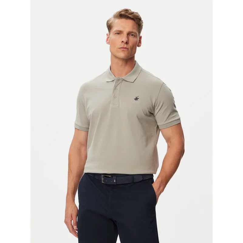 Beverly Hills Polo Club Polo P-SS26M-P42560 Γκρι Regular Fit