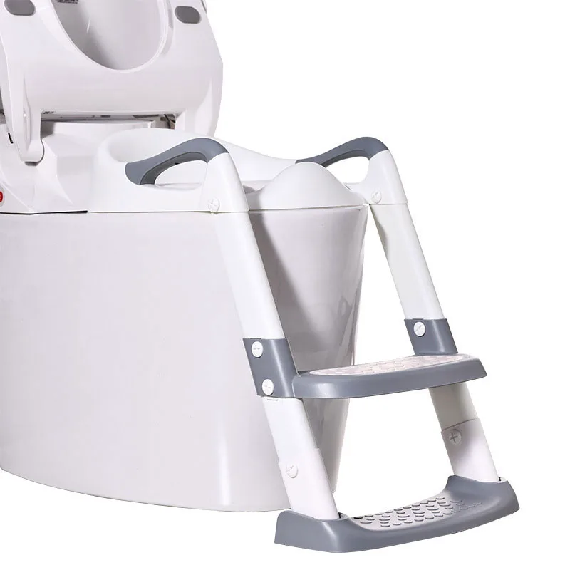Παιδικό Κάθισμα Τουαλέτας Με Σκαλάκι Babywise Grey BW032