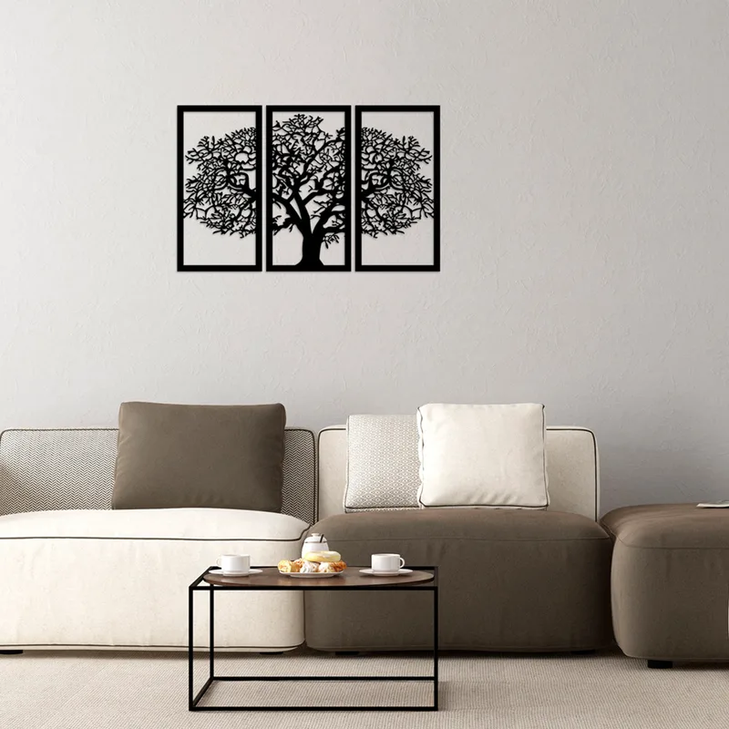 Ξύλινο Διακοσμητικό Τοίχου Agac 5 899Skl1403 66x105 cm