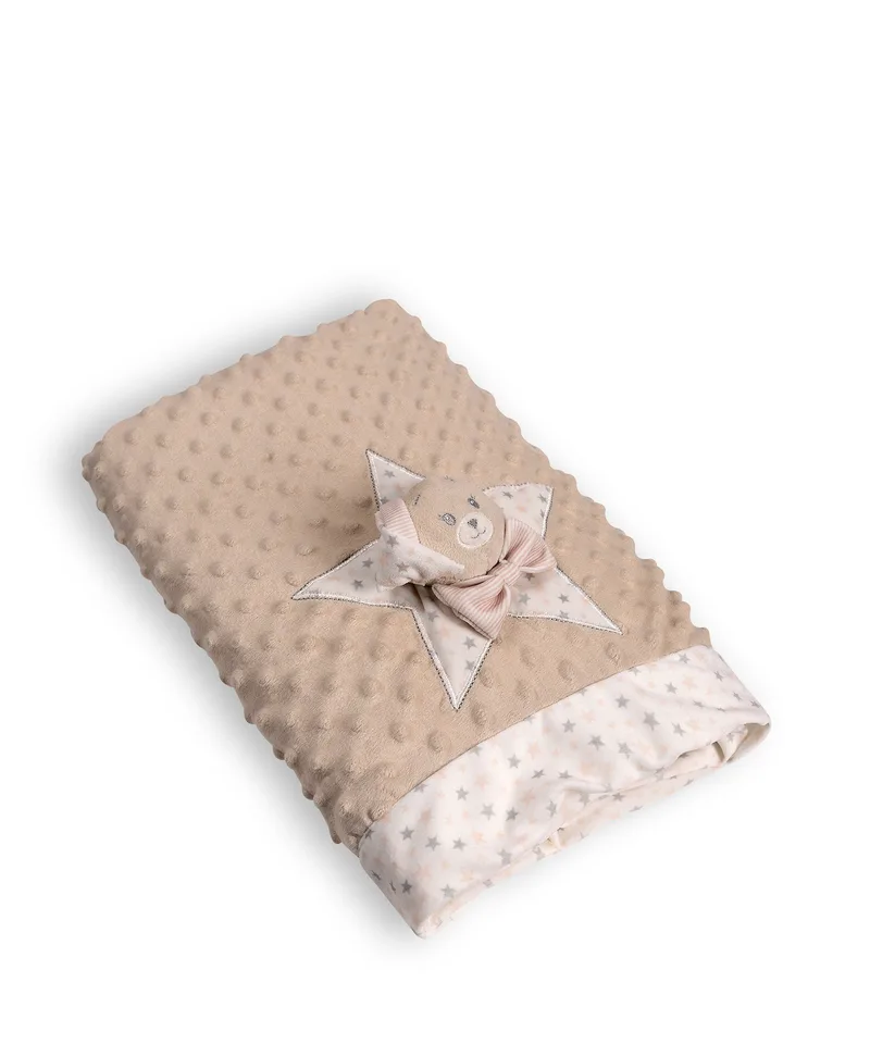 Βρεφική Κουβέρτα Silk Fashion Fsj161001J Μπέζ 100x140