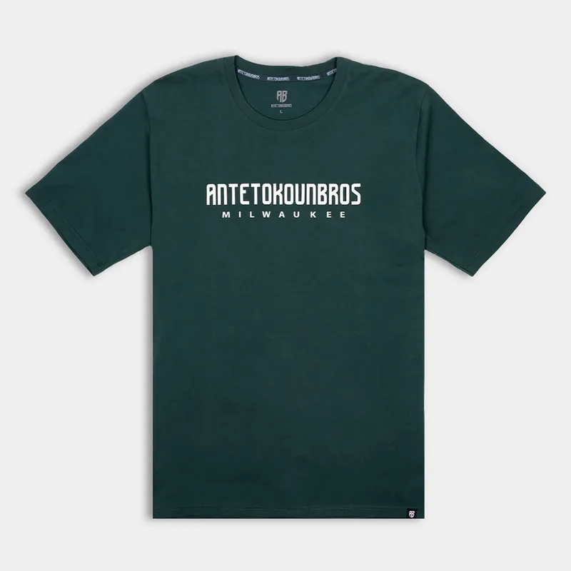 ANTETOKOUNBROS LOCATION MILWAUKEE T-SHIRT ΠΡΑΣΙΝΟ