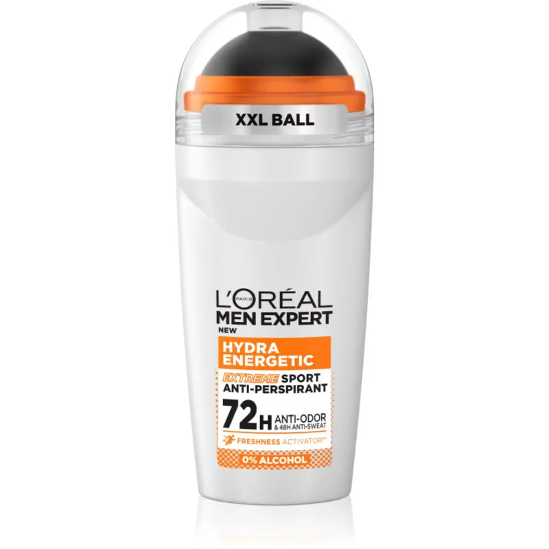 L’Oréal Paris Men Expert Hydra Energetic αντιιδρωτικό ρολλ-ον ενάντια στην δυσοσμία και τον ιδρώτα 50 ml