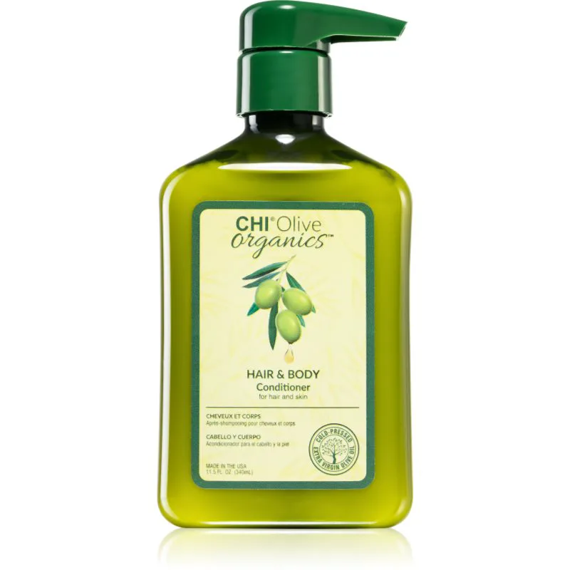 CHI Organics Olive ενυδατικό μαλακτικό για μαλλιά και σώμα 340 ml