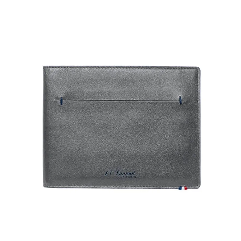 S.T. Dupont Billfold Slim Δερμάτινο Πορτοφόλι γκρι/μπλε 184200