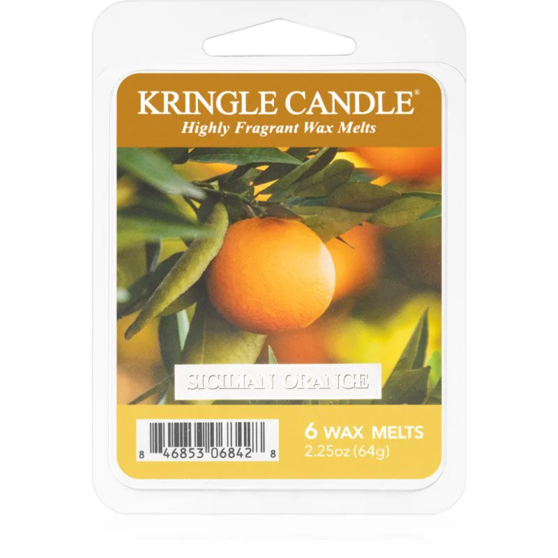 Kringle Candle Sicilian Πορτοκαλί κερί για αρωματική λάμπα 64 γρ