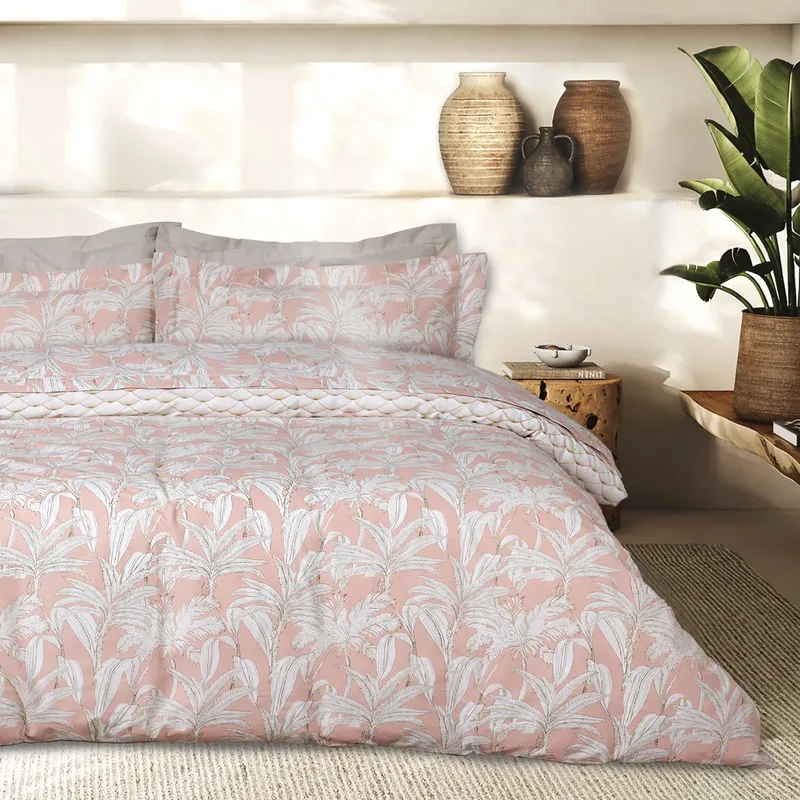 Das home σετ σεντονια king daily 3171 pink, white 260χ280