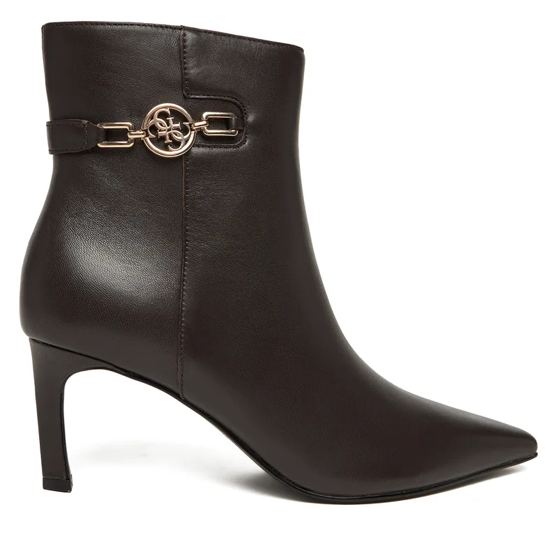 Μποτάκια Guess FLFPAI LEA10 Καφέ
