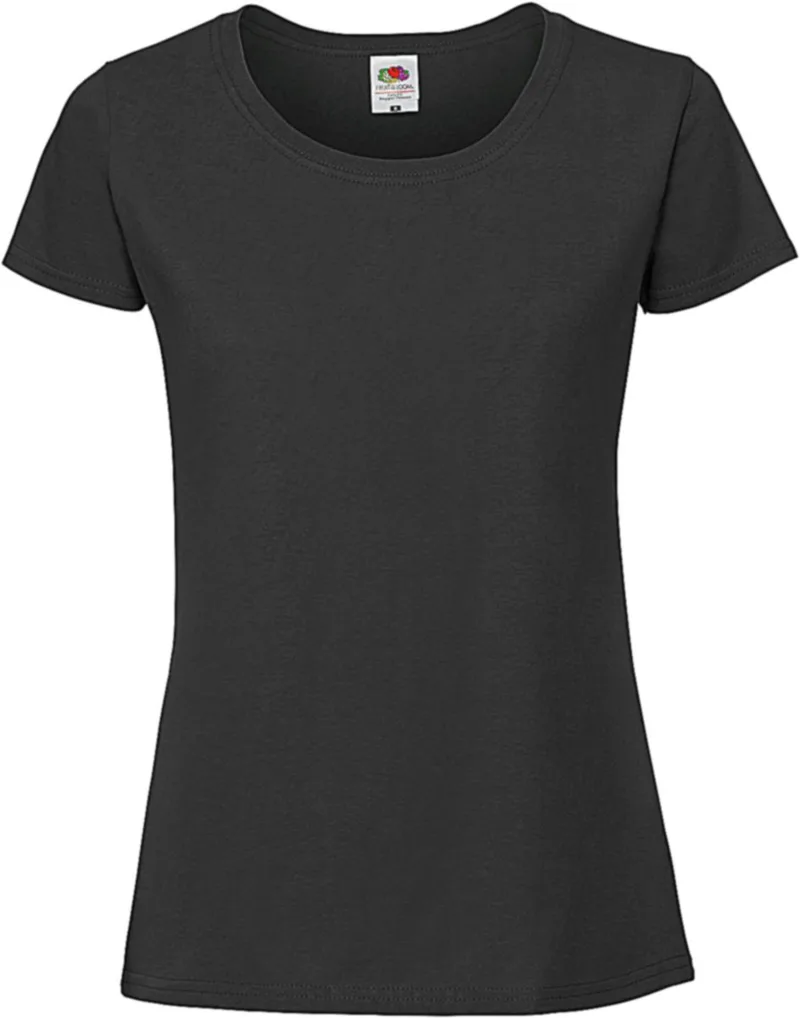 Γυναικείο Μπλουζάκι 61-424-0 Fruit of the Loom Black