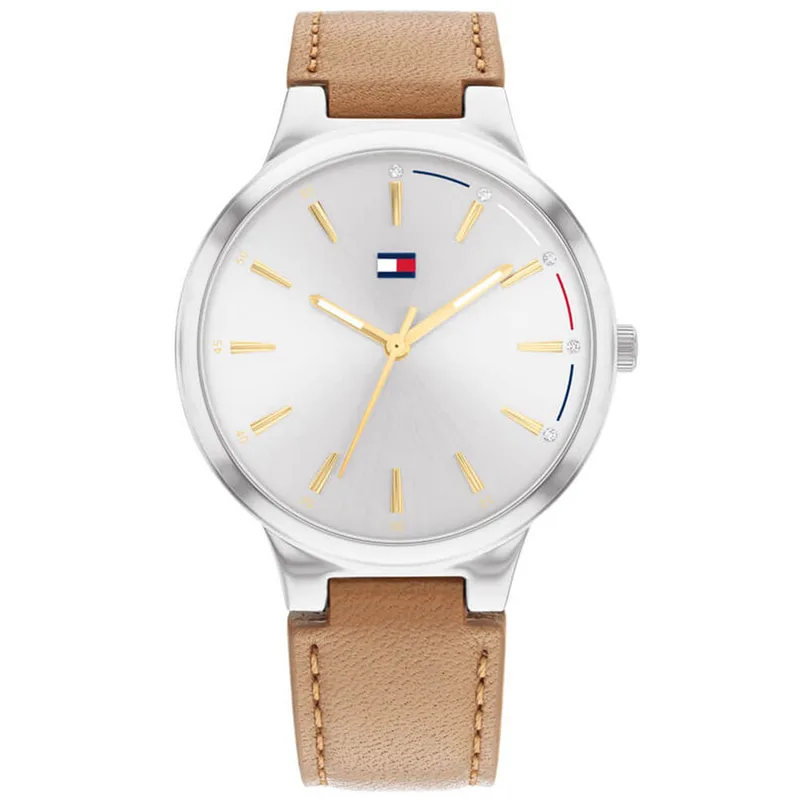 TOMMY HILFIGER Bella Brown Leather Strap 1782404