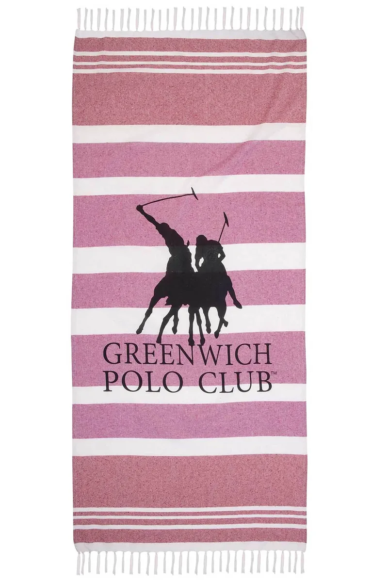 Greenwich Polo Club unisex πετσέτα θαλάσσης 80 x 170 cm "3842" - 267801703842 Ροζ