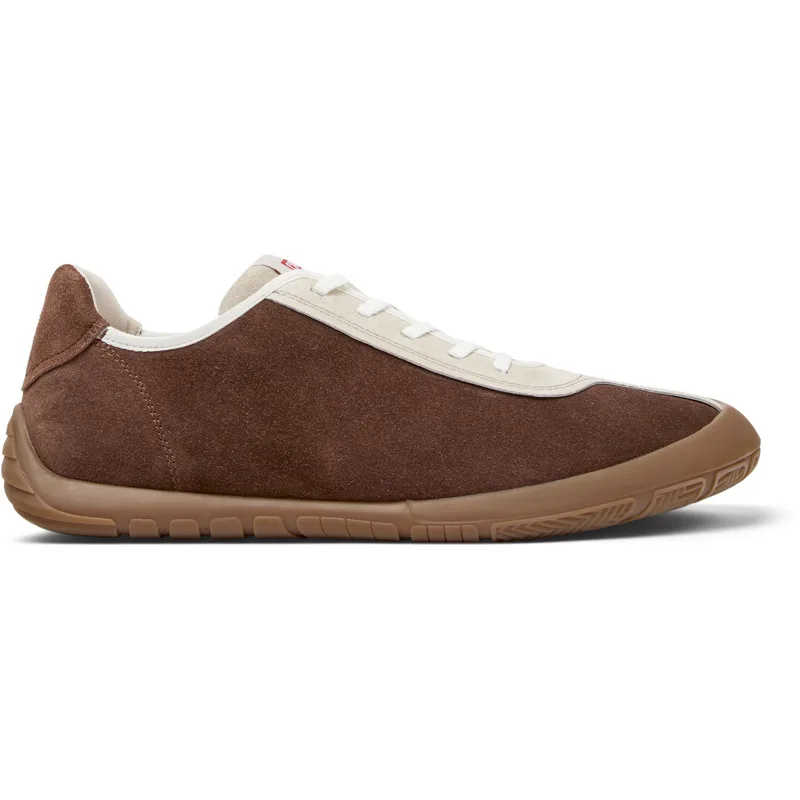 CAMPER Twins - Casual παπούτσια Για Ανδρικα - Μπορντό,Καφέ,Μπεζ, Μέγεθος 39, Suede