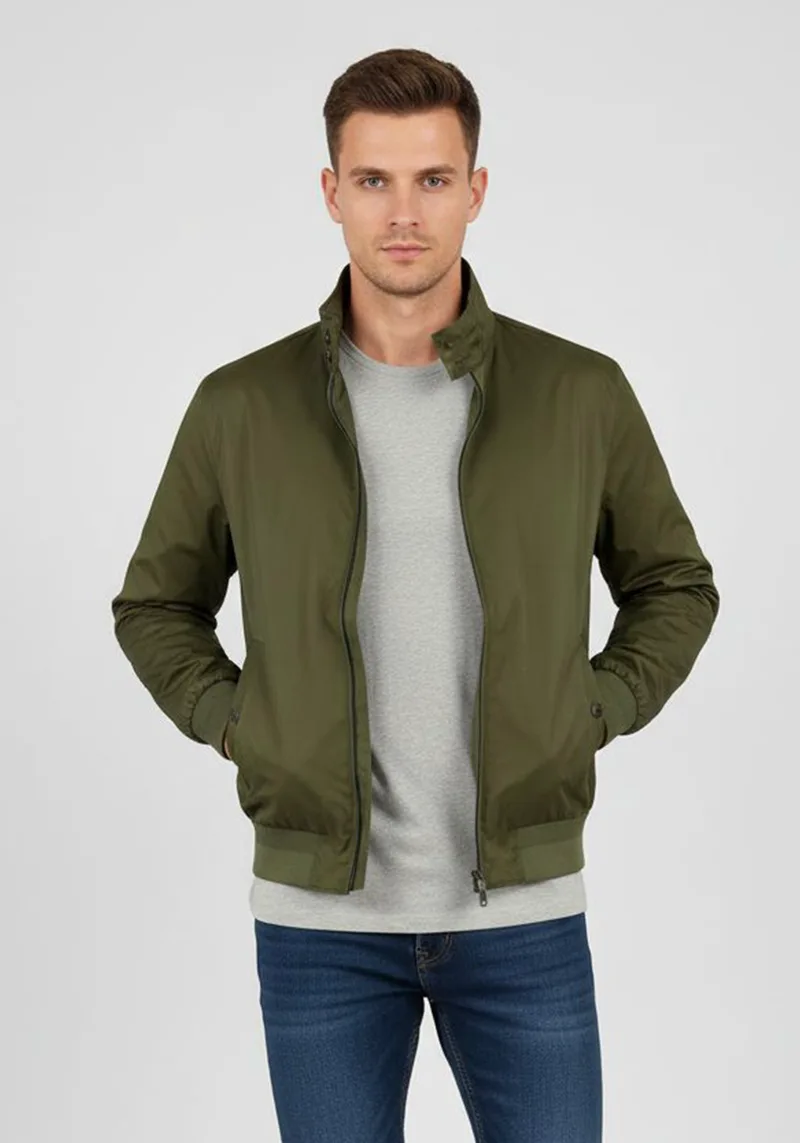 Fynch Hatton Jacket της σειράς Light Blouson - 1313 2602 701 Dusty Olive