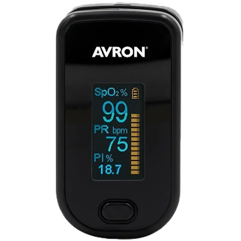 Avron OxyCheck Fingertip Pulse Oxymeter Παλμικό Οξύμετρο Δακτύλου με Δυνατότητα Προβολής Δεδομένων από 4 Διαφορετικές Πλευρές 1 Τεμάχιο