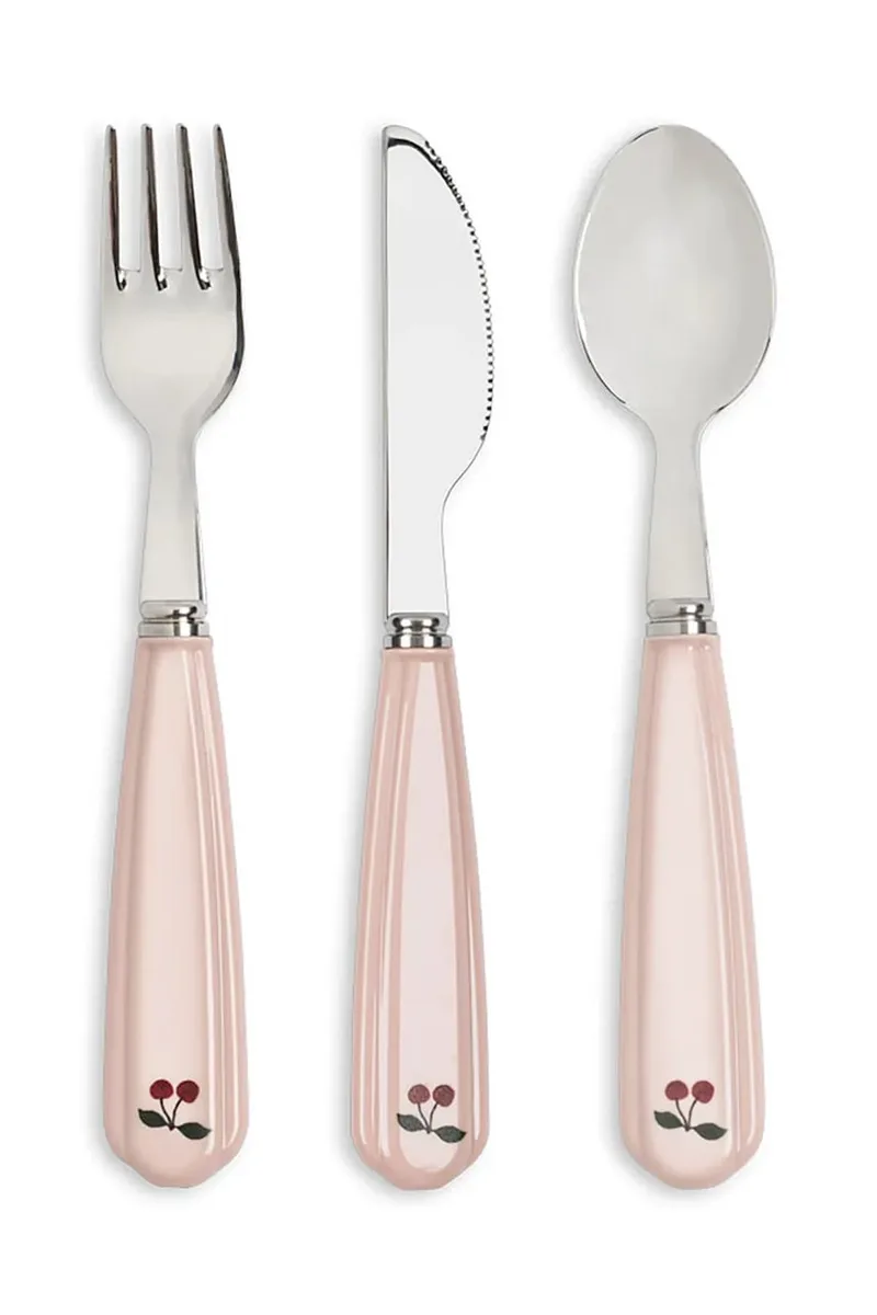 Σετ μαχαιροπήρουνων για παιδιά Konges Sløjd KIDS CUTLERY 3-pack