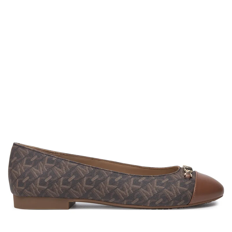 Μπαλαρίνες MICHAEL Michael Kors Rebecca Flex Empire Monogram 40F4RBFP1B Καφέ
