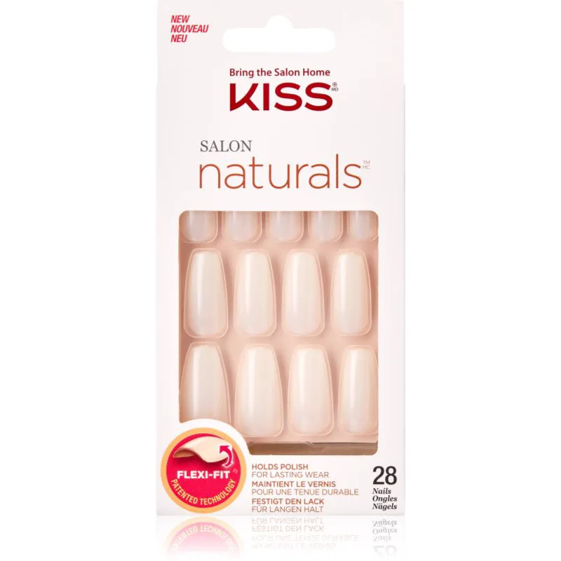 KISS Salon Natural Walk On Air Ψεύτικα νύχια 28 τμχ