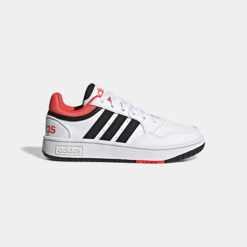 Xαμηλά Sneakers adidas Hoops White Black Bright Red (GS)