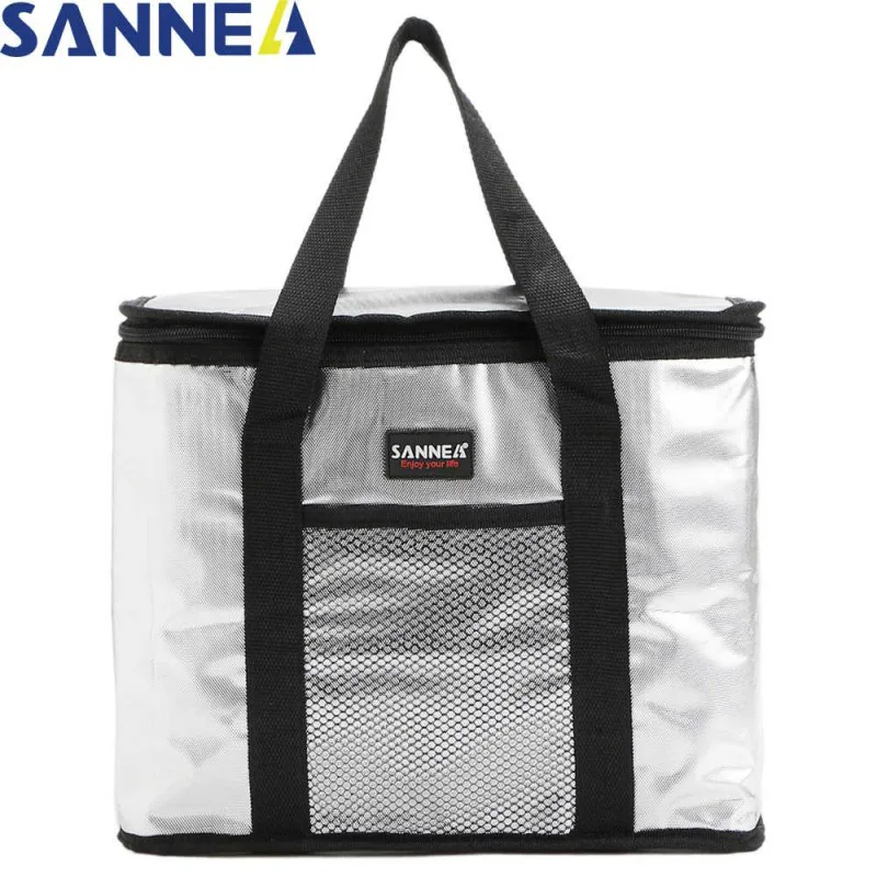 Ισοθερμική Τσάντα - Ψυγείο Sannea 10L Γκρι Μ28 x Π16 x Υ20εκ.