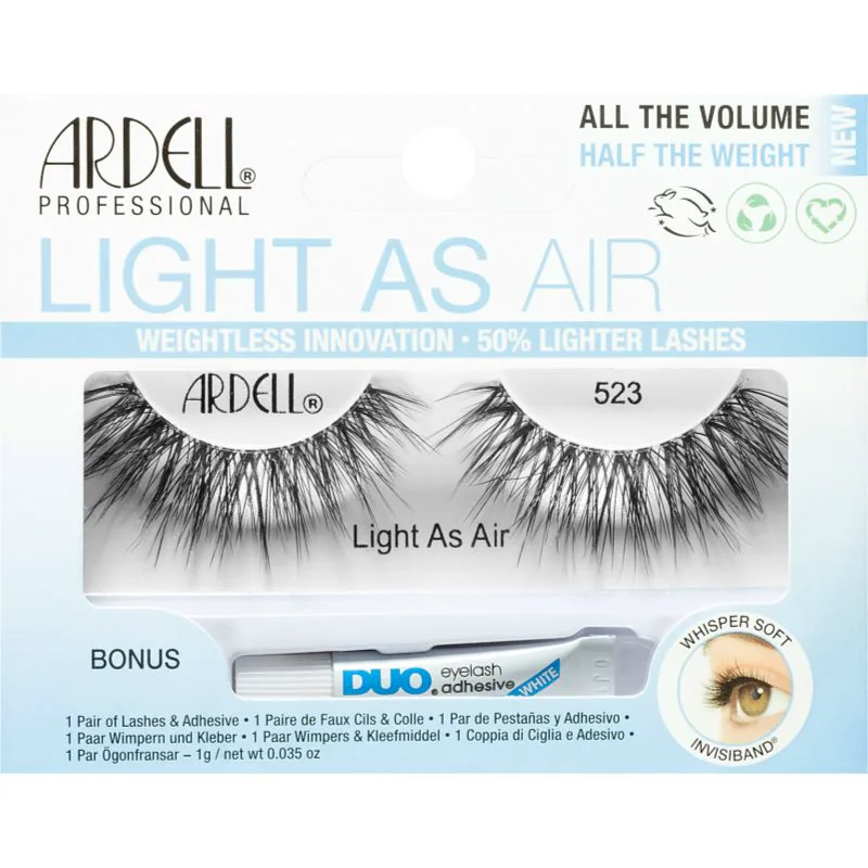 Ardell Light As Air τεχνητές βλεφαρίδες με κόλλα τύπος 523 1 γρ