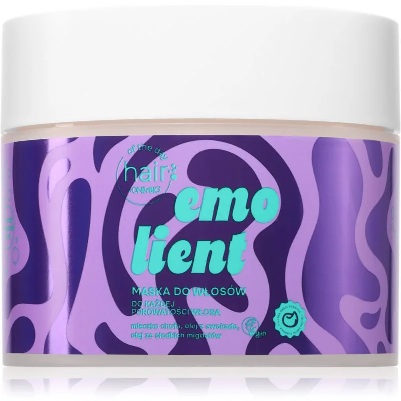 OnlyBio Hair Of The Day Emollient ενυδατική μάσκα για όλους τους τύπους μαλλιών 280 ml
