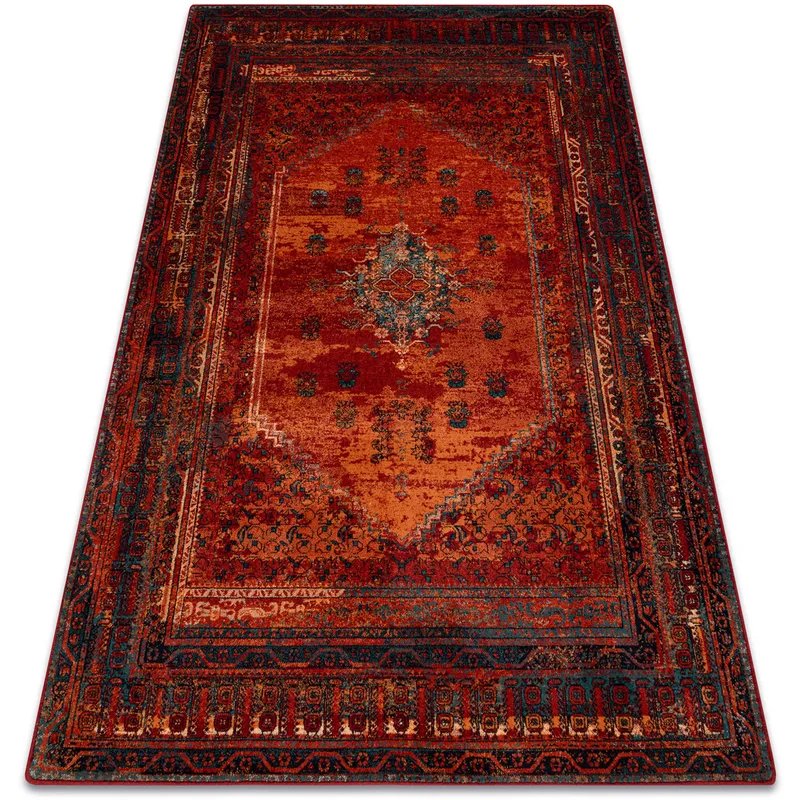 Χαλιά Rugsx Μαλλί χαλί OMEGA MISTIK κόκκινο 100x150 cm